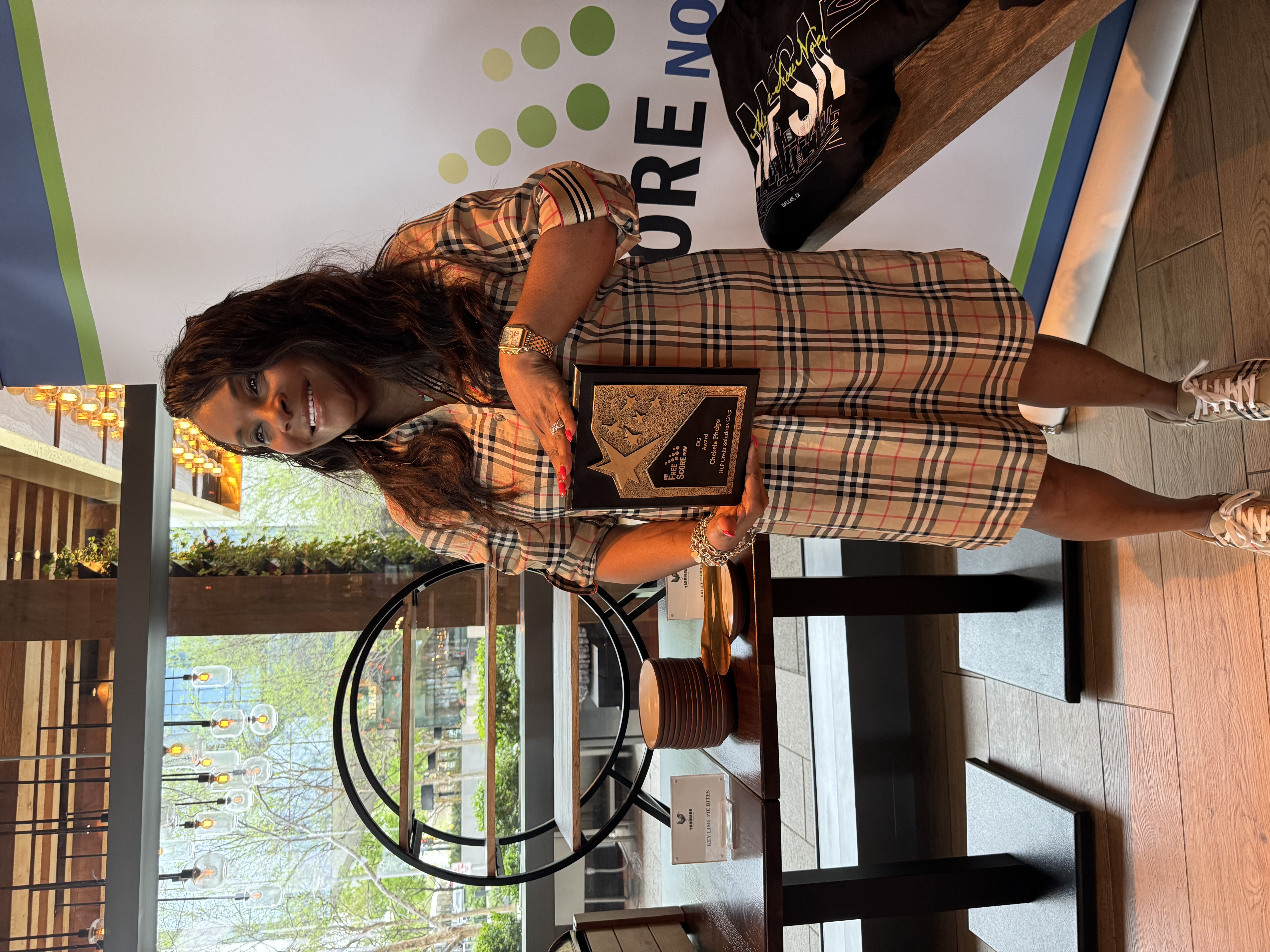 CEO Chekelah Phelps - Award Recognition